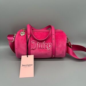 Juicy couture queen of everything barrel purse